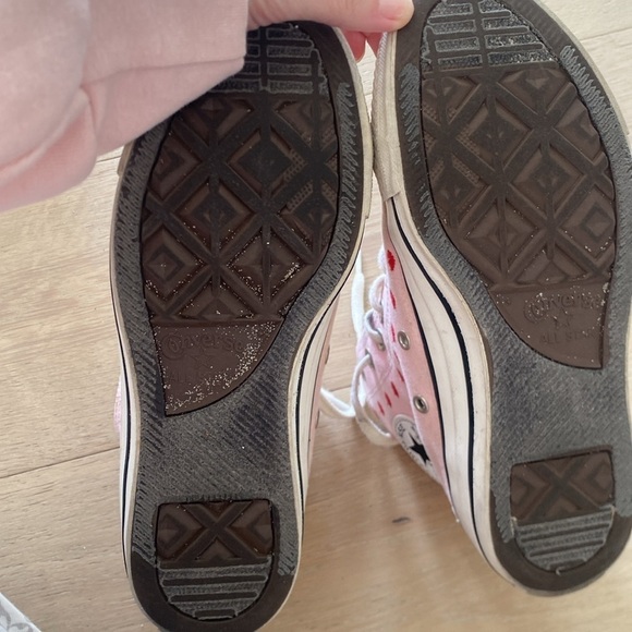 Converse Chuck Taylor High Pink Valentines Day “Crafted With Love” Women 6 - Picture 8 of 8